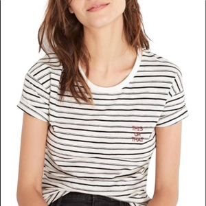 Whisper Cotton Stripe Tee